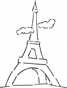 Eiffel Tower Cartoon