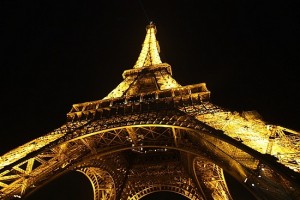 Eiffel Tower Picture at night